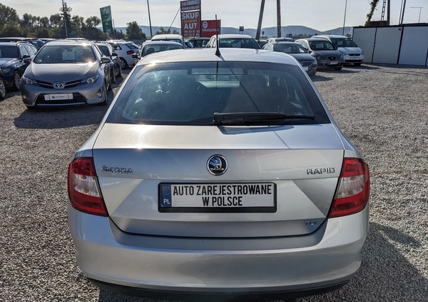 Skoda RAPID cena 25800 przebieg: 259000, rok produkcji 2013 z Odolanów małe 92